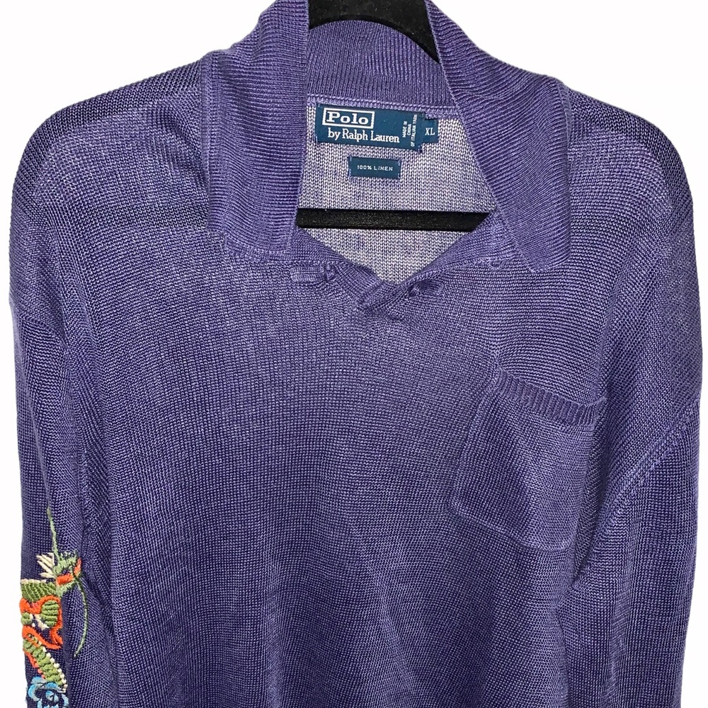Polo Ralph Lauren Italian Yarn 100% Linen sweater